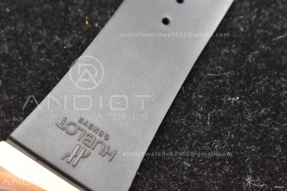 on 1:1 RG Strap Blue Unico Big Best Rubber Skeleton Blue Hublot Bang Dial ZF A1280 Edition 1122